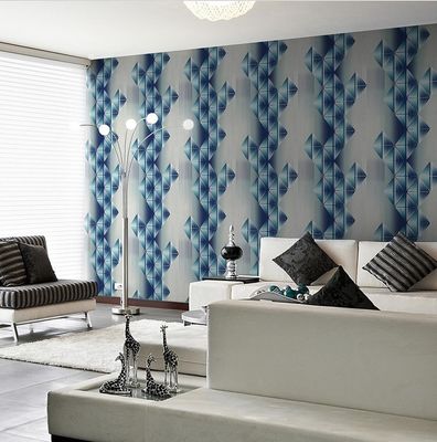 качество  Modern Geometric Pattern PVC Wallpaper 3D Wallpaper For Living Room завод