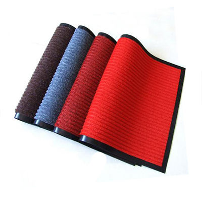 качество  Non Slip Washable PVC Backing Customized Polyester Entrance Pile Rubbed Door Mat For Kitchen Living Room завод